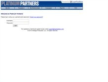 Tablet Screenshot of platinumpartner.net